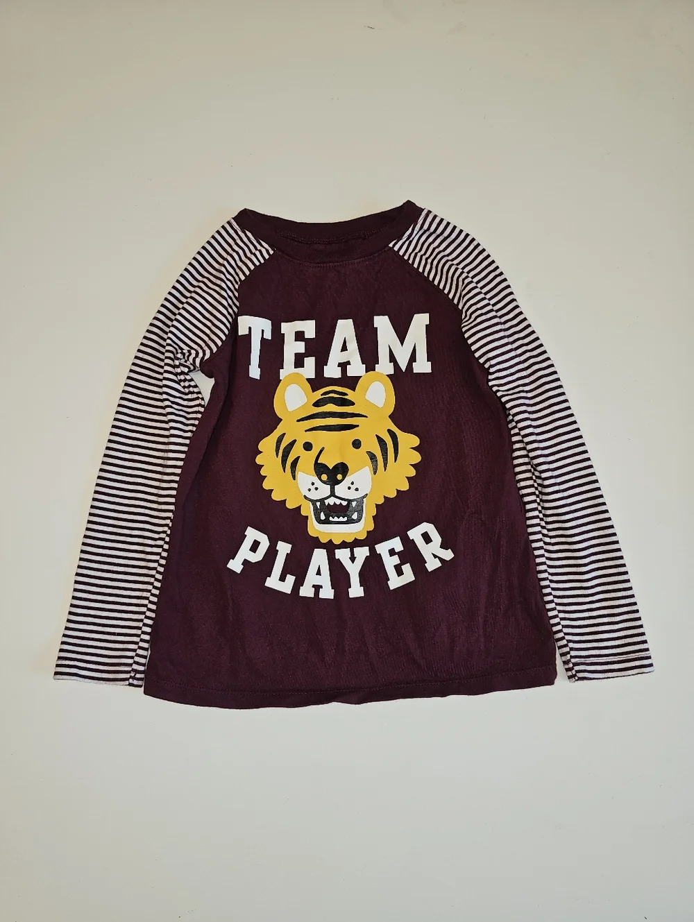 EUC | 4T | Old Navy Team Player Tiger Graphic Long Sleeve Tee